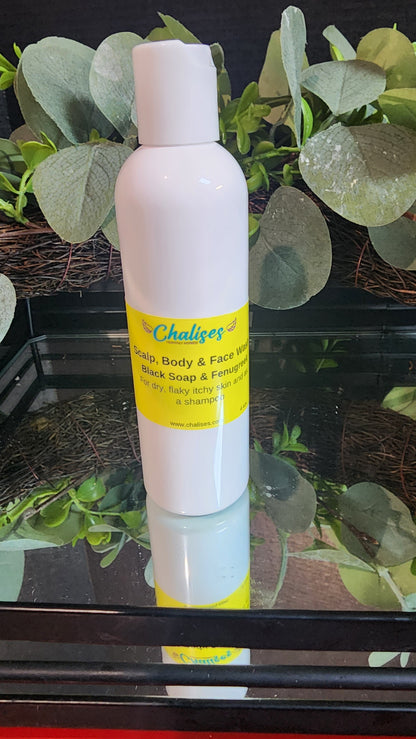 Scalp Body Face Wash & Rinse